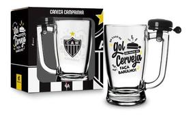 Caneca Chopp Atlético Mineiro C/ Campainha Copo Galo Oficial