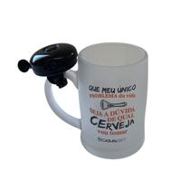 Caneca Chopp Campainha Que Meu Único Problema Da Vida 400ml Caneca Chopp Campainha Que Meu Único Problema Da Vida 400ml