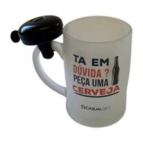 Caneca Chopp Campainha Tá Na Dúvida Peça Cerveja 400ml Caneca Chopp Campainha Tá Na Dúvida Peça Cerveja 400ml