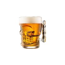 Caneca Chopp Caveira 540ml Vidro Vitrizi