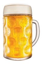 Caneca Chopp Cerveja Vidro Grande Alemã 1 Litro Bar Pub - ruvolo