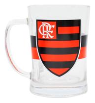 Caneca Chopp De Vidro Gigante 660ml - Flamengo