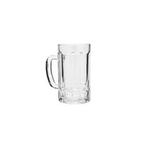 Caneca Chopp E Cerveja Vidro Faces 400 Ml 12X7,5X13,5 Lyor