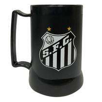 Caneca Chopp Gel Preta Santos Caneca Chopp Gel Preta Santos