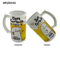 Caneca Chopp Jateada Flork Com Cerveja e Sem Cerveja Caneca Chopp Jateada Flork Com Cerveja e Sem Cerveja