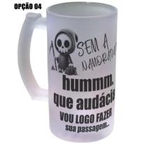 Caneca Chopp Vidro 475ml Hummm Eu Gosto Assim Amostradinho