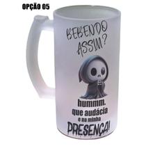 Caneca Chopp Vidro 475ml Hummm Eu Gosto Assim Amostradinho