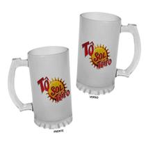 Caneca Chopp Vidro 475ml Tô Solteiro Solteira Engraçadas