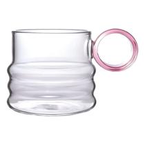 Caneca Cloud com Alça Colorida 290ml Leve Vidro Borossilicato para Café Chá Nadir Caneca Cloud com Alça Colorida 290ml Leve Vidro Borossilicato para Café Chá Nadir