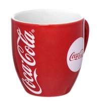 Caneca Coca Cola 300ml Porcelana Chá Café Leite - Hauskraft