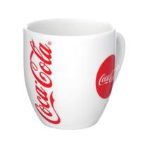 Caneca Coca-Cola em Porcelana Branca 300ml - Hauskraft