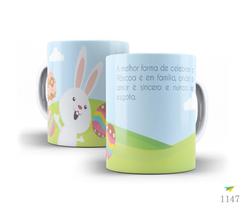 Caneca coelhinho, a melhor forma de celebrar a páscoa é em família Caneca coelhinho, a melhor forma de celebrar a páscoa é em família