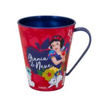 Caneca Colorir Infantil de Plástico 360 ml Personagens Plasútil