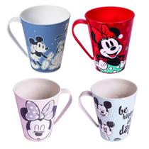 Caneca com Alça 360 ml Mickey Minnie Disney Infantil Plasútil