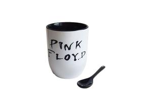 Caneca com colher Pink Floyd Caneca com colher Pink Floyd