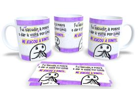 Caneca com Estampa Flork Debochado Humor Sarcástico para o Dia a Dia