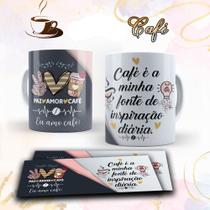 Caneca com frases sobre café Caneca com frases sobre café