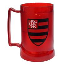 Caneca com Gel Vermelha 400ml Flamengo - Cebola