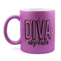 Caneca com glitter