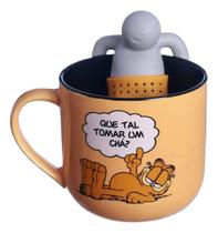 Caneca Com Infunsor Para Chá Garfield 350ml