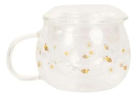 Caneca Com Infusor Abelhas 300ml