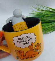 Caneca com infusor garfield