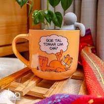 Caneca com Infusor Garfield Que tal tomar um Chá 350ml