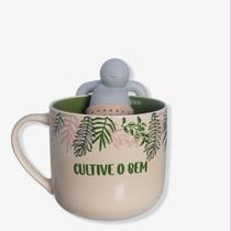Caneca Com Infusor Jardinagem - Zonacriativa