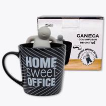 Caneca com Infusor Para Chá Home Sweet 350ml - Zona Criativa