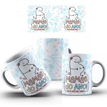 Caneca com Mensagem de Felicidade para Presente do Dia das Mães