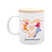 Caneca com Tampa Dia dos Namorados - Dança Caneca com Tampa Dia dos Namorados - Dança