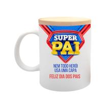 Caneca com Tampa Dia dos Pais - Super Pai