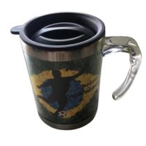 Caneca Com Tampa Do Brasil Copa Do Mundo Torcida 450ml Caneca Com Tampa Do Brasil Copa Do Mundo Torcida 450ml
