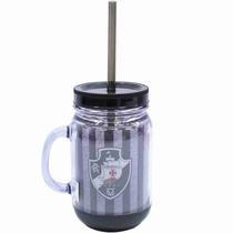 Caneca Com Tampa E Canudo 420ml - Vasco Caneca Com Tampa E Canudo 420ml - Vasco