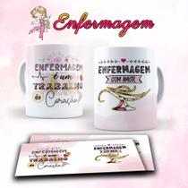 Caneca com tema enfermagem