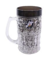 Caneca Congelante Vasco 370ml Produto Oficial, Gel Térmico, Mantém Bebida Gelada, Presente Perfeito para Torcedores do CruzMaltino