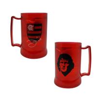 Caneca Congelável Flamengo Acrílico com Gel Térmica 400ml Licenciado Futebol Torcida Cerveja Drinks Cor:VermelhoNome do Caneca Congelável Flamengo Acrílico com Gel Térmica 400ml Licenciado Futebol Torcida Cerveja Drinks Cor:VermelhoNome do