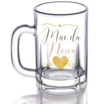 Caneca Conica Personalizada Mãe Pai da Noiva do Noivo Presente Casamento Madrinha Padrinho