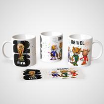 Caneca Copa Do Mundo 2026 Sedes Eua México Canadá Mascote Com Nome