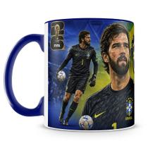 Caneca Copa do Mundo Alisson - 325ml - Cerâmica de Alta Qualidade Caneca Copa do Mundo Alisson - 325ml - Cerâmica de Alta Qualidade