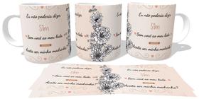 Caneca copo Aceita ser minha madrinha