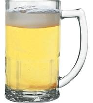 Caneca Copo Bristol 340ml Vidro Com Alça Para Chopp Cerveja Bebidas Beer Nadir