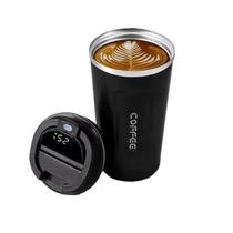 Caneca Copo Térmico 510ml Inox Com Tampa Digital Anti-vazamento