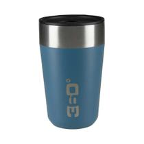 Caneca copo termico c/ tampa cerveja 355ml degress 360 - aço inox - escolha a cor