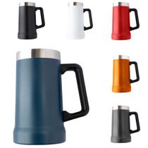 Caneca Copo Térmico Grande Inox P/ Cerveja Chopp Churrasco Festa 700ml Caneca Copo Térmico Grande Inox P/ Cerveja Chopp Churrasco Festa 700ml