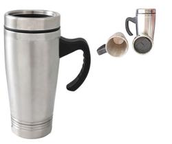 Caneca Copo Térmico Inox Com Tampa 500 Ml Linha Premium