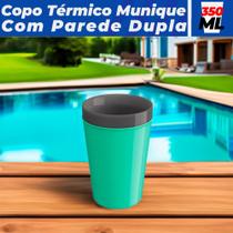 Caneca Copo Térmico Plástico 350 Ml Café Chá Suco Cerveja Bebida Chopp