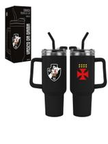 Caneca Copo Térmico Up 1,2 L Time Vasco Oficial Copão Canudo - Visujoias