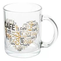 Caneca Copo Vidro 330ml Bebida Café Cappuccino Moderno Caneca Copo Vidro 330ml Bebida Café Cappuccino Moderno