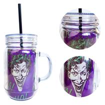 Caneca Coringa Face DC com Canudo 600mL